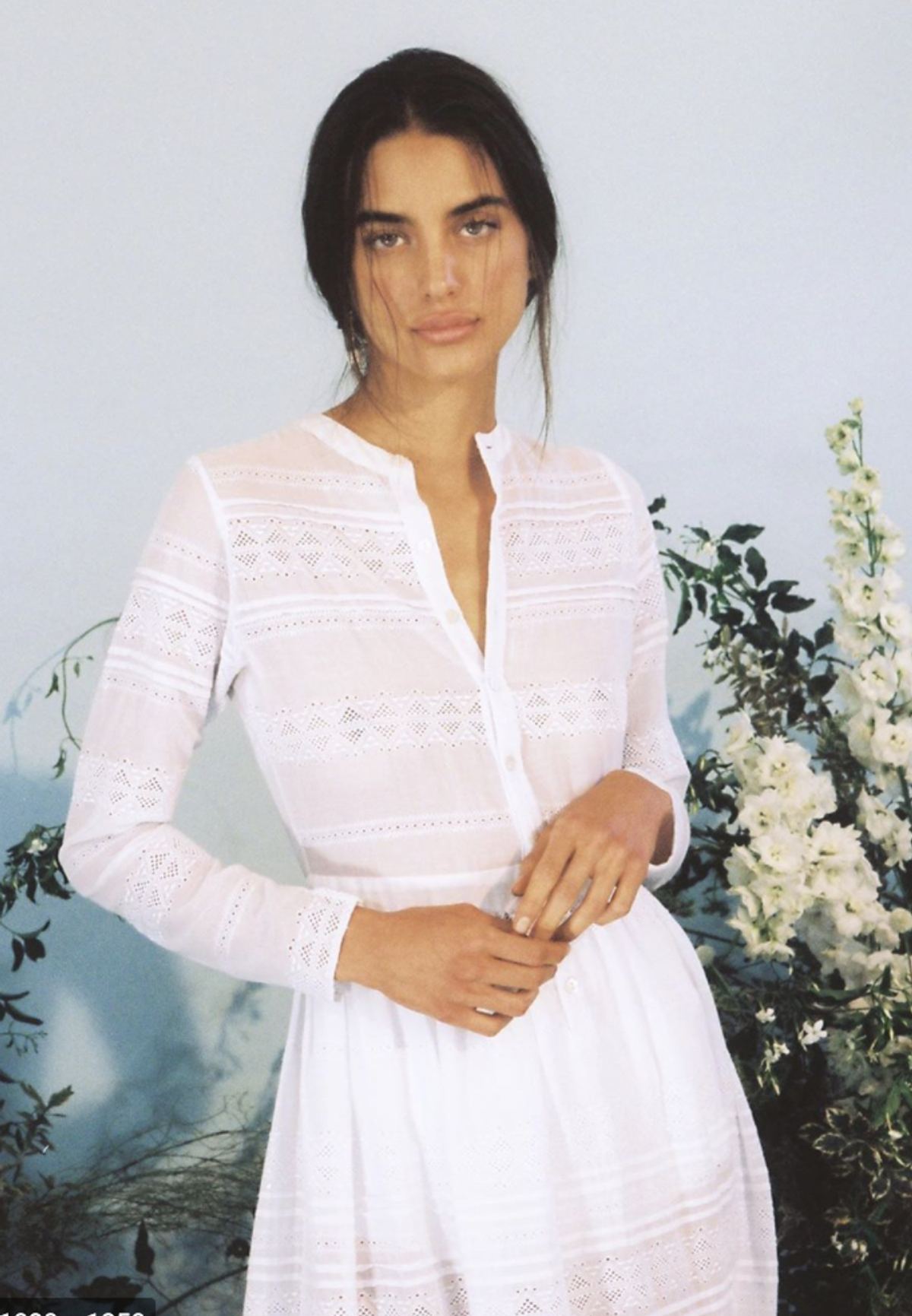Sir The Label Cotton Elke Pleated Maxi Dress White | AU 10 - Image 2