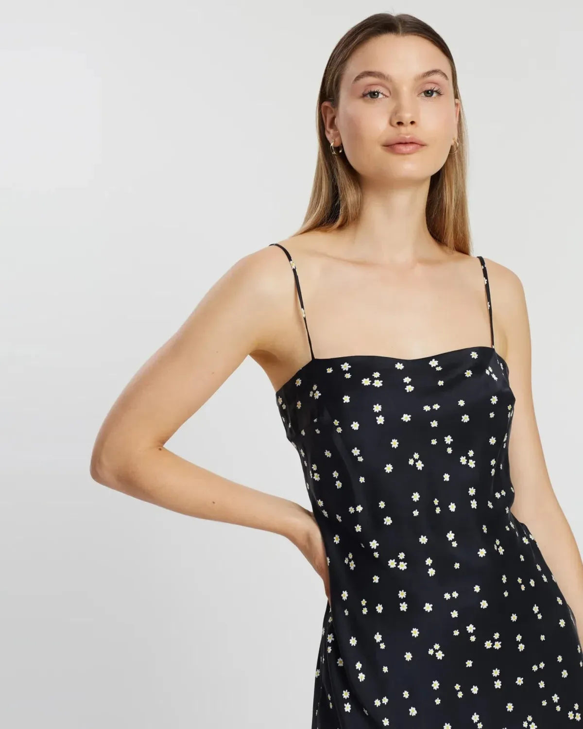 Bec & Bridge Miss Daisy Slip Dress in Black Size AU 8 - Image 2