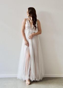 When Freddie Met Lilly Gio Gown White Size 10 for rent on The Volte - image 1