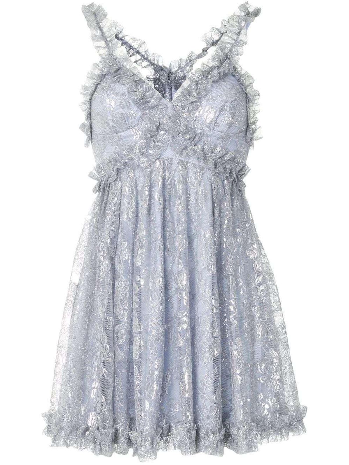 Alice McCall Be Mine Mini Dress Blue Size 4 - Image 4