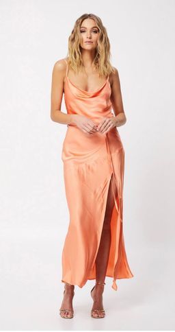 Mossman Crazy For You Dress Peach Size 6 for rent on The Volte - image 1