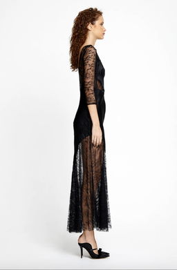 Alice McCall Black Beauty Midi Dress Black Size 8  for rent on The Volte - image 2