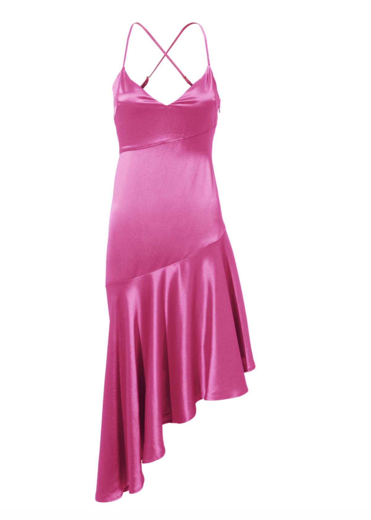 MISHA FUSCHIA MADELYN DRESS - SIZE 8 AU/4 US (RRP $380) - Image 4