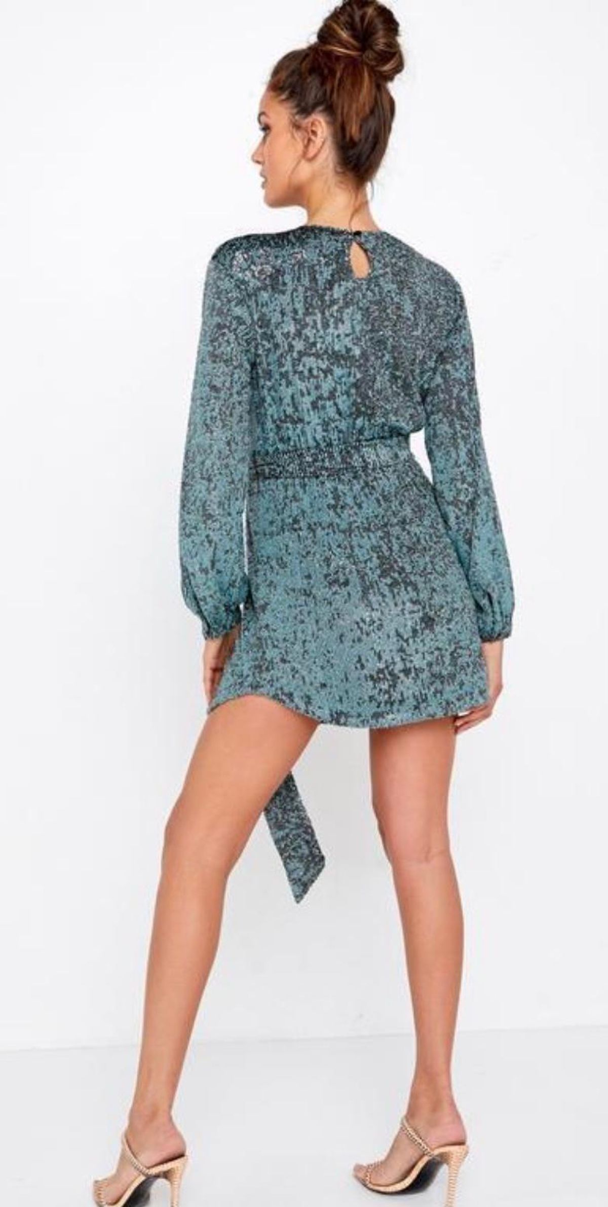 Mossman Night Fever Tie Dress Size 12 - Image 4