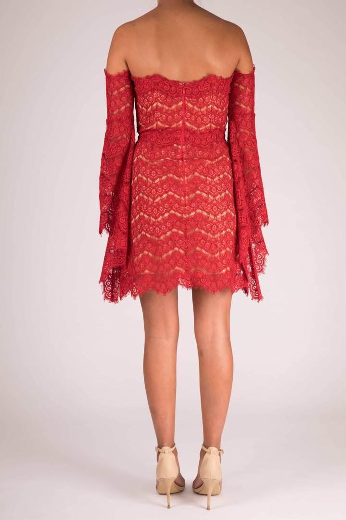 Thurley Love Lost Dress Red Size 8 - Image 3