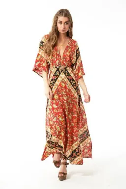 Spell and The Gypsy Lolita Cutout Dress Print Size 8 for rent on The Volte - image 1