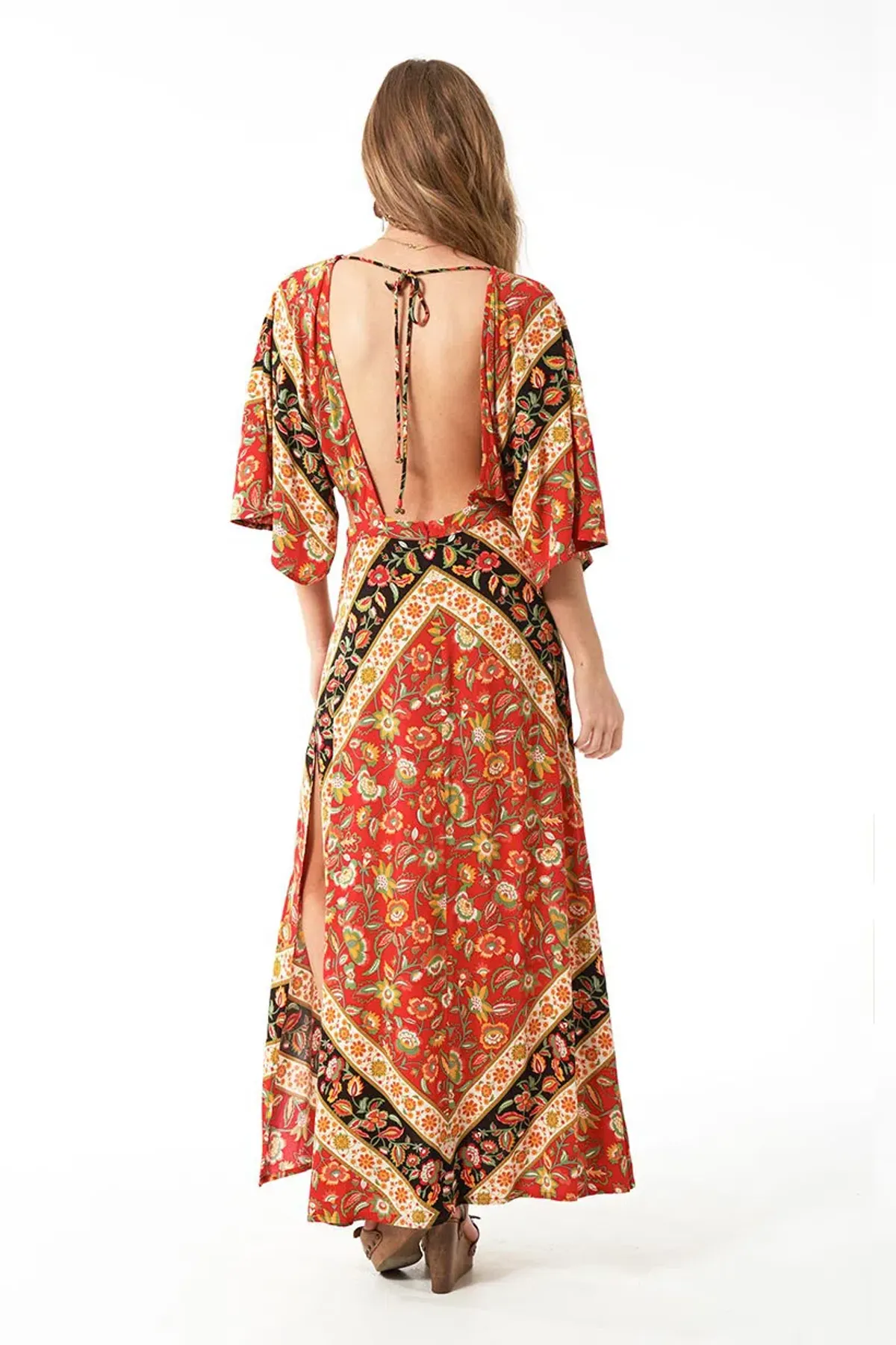 Spell and The Gypsy Lolita Cutout Dress Print Size 8 - Image 2