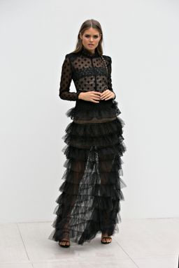 Bronx & Banco Isabella Gown Black Size 10 for rent on The Volte - image 2