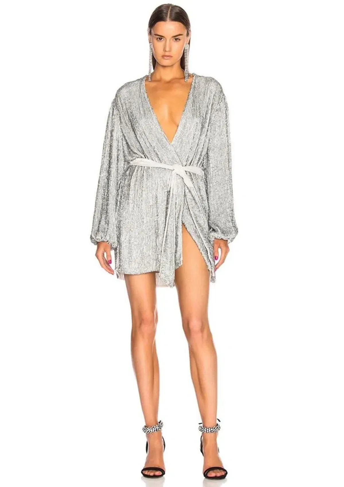 Retrofete Gabrielle Robe Silver Size S / Au 8 - Image 1