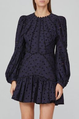 Acler Walker Dress Blue Size 6 for rent on The Volte - image 4