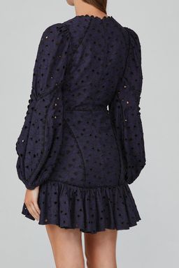 Acler Walker Dress Blue Size 6 for rent on The Volte - image 5