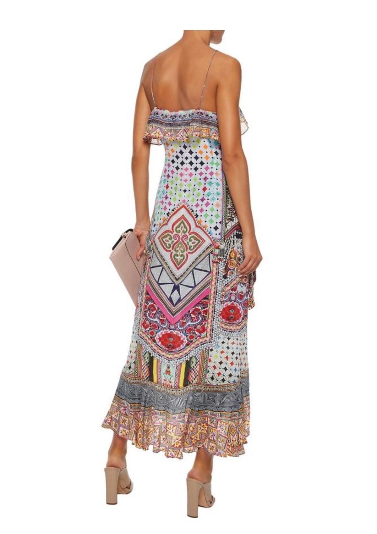 Camilla Girls Club Wrap Dress Multi Size 12 - Image 2