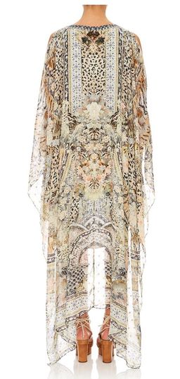 Camilla Moto Maiko Long Sheer Overlay Dress Print One Size for rent on The Volte - image 2