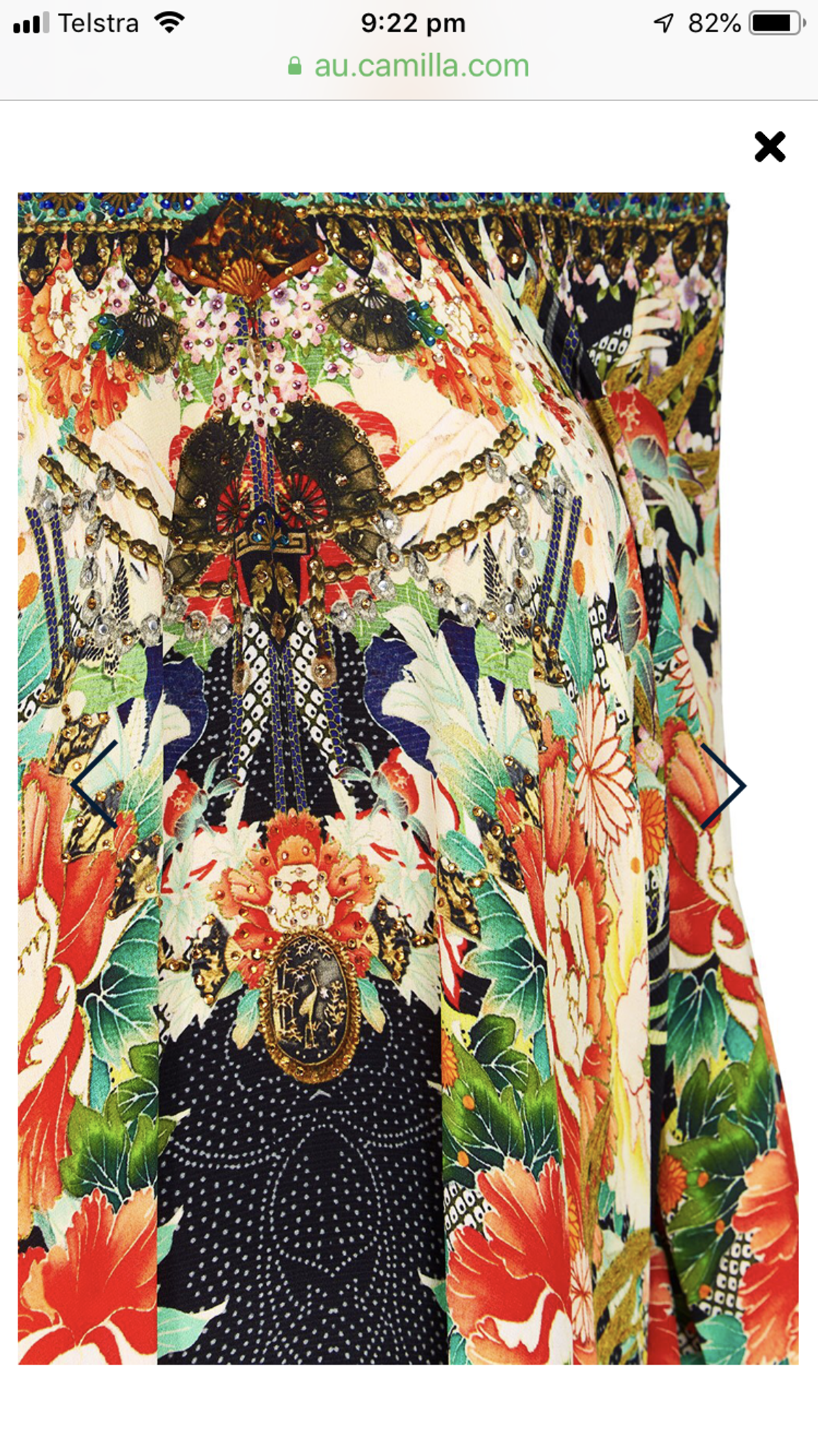Camilla 'Queen of Kings' A-line frill dress Size L - Image 6