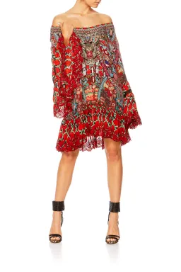 Camilla Queen Alika A Line Frill Dress Print Size 12 for rent on The Volte - image 9