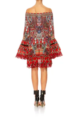 Camilla Queen Alika A Line Frill Dress Print Size 12 for rent on The Volte - image 2