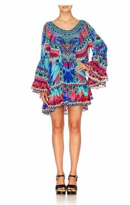 Camilla 'Skyfall' A Line Frill Dress Size M for rent on The Volte - image 5