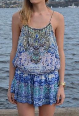 Camilla 'Temptress of the Deep' playsuit size 1 for rent on The Volte - image 2
