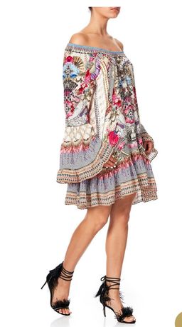Camilla Montmartre Heart A Line Frill Mini Dress Size XL / AU 16 for rent on The Volte - image 7