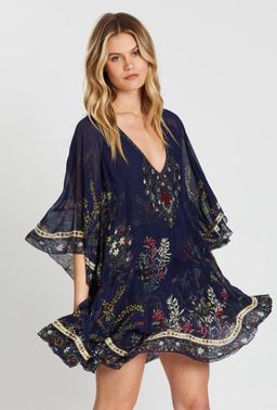 Camilla Wings in Arms Layered Frill Short Dress Print Size 12 for rent on The Volte - image 3
