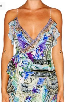 Camilla Dear Diary Dress with Frill and Long Back Size M for rent on The Volte - image 9