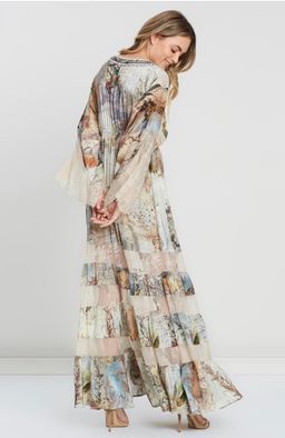 Camilla Letters from Hilda Lace Panel Dress Print Size 14 for rent on The Volte - image 2