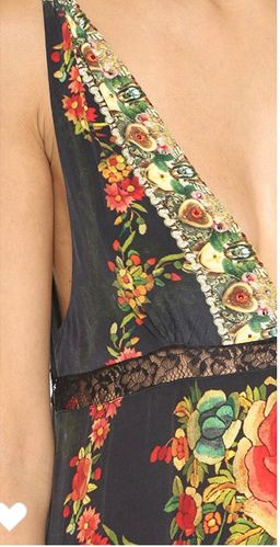 Camilla Lift the Veil V Neck Maxi Dress Print Size 14 for rent on The Volte - image 6