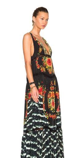 Camilla Lift the Veil V Neck Maxi Dress Print Size 14 for rent on The Volte - image 4