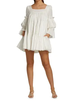 Aje L'Espirit Mini Dress White Size 6 for rent on The Volte - image 1