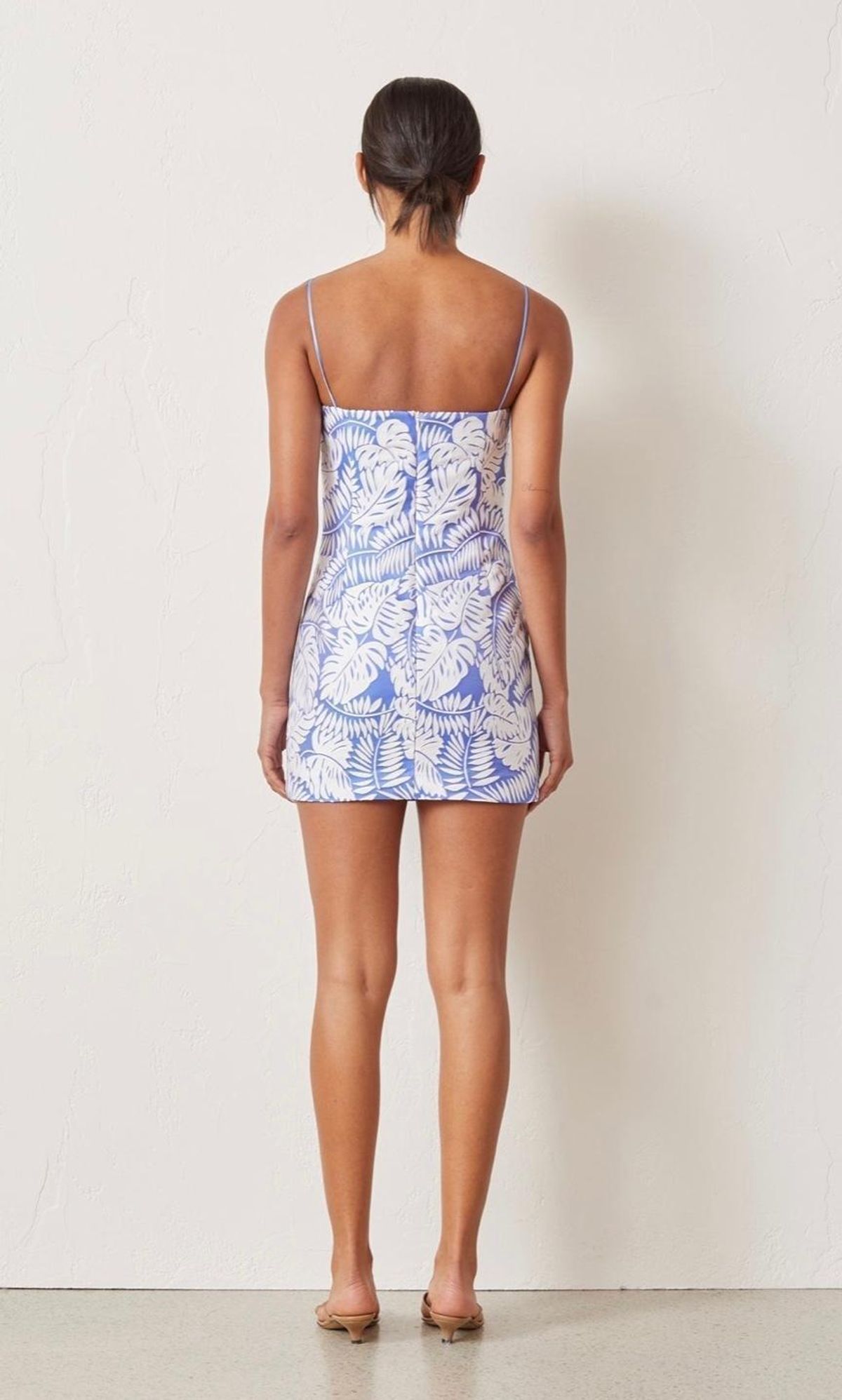 Bec & Bridge Banana Leaf Mini Dress Print Size 8 - Image 2