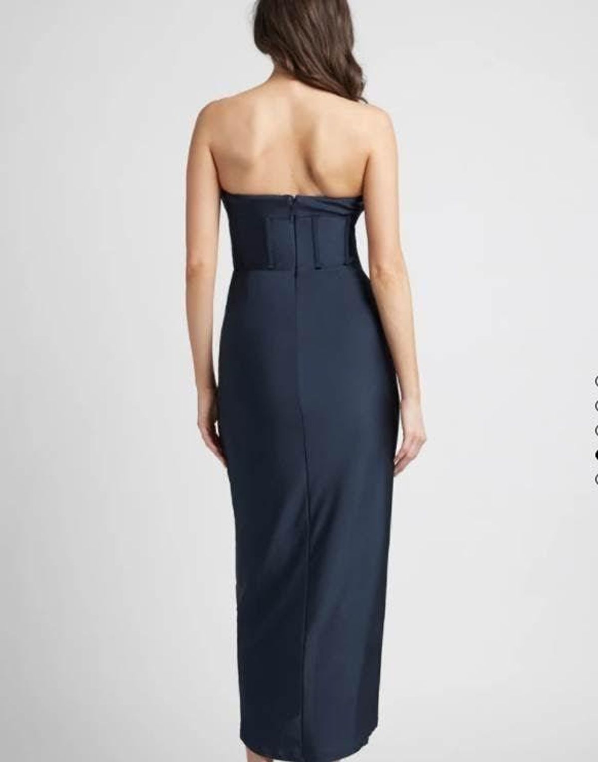 Shieke Ink Jersey Midi Dress Blue Size 6 - Image 3