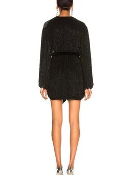Retrofete Gabrielle Robe Dress Black Size 6 for rent on The Volte - image 3