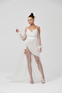 Lexi Consuela Dress White  Size 10 for rent on The Volte - image 1