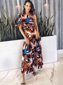 Mossmann Untamed Maxi Dress Print Size 8 for rent on The Volte - image 3