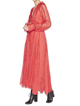 Lee Mathews Ladybird Silk Dress Red Size 8 for rent on The Volte - image 2