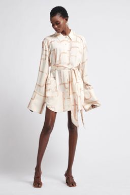 Aje L Espirit Shirt Dress  Print Size 6 for rent on The Volte - image 1