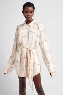 Aje L Espirit Shirt Dress  Print Size 6 for rent on The Volte - image 2