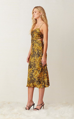 Bec & Bridge Turtle Rock Midi Dress Print Size 6 for rent on The Volte - image 2