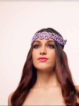 VYDIA HEADDRESS PURPLE for rent on The Volte - image 1