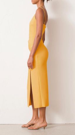 Bec & Bridge Raphaela Midi Dress Yellow Size 14 for rent on The Volte - image 3