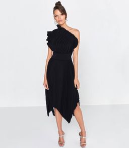Mossman The Lady Like Dress Black Size 8 for rent on The Volte - image 1