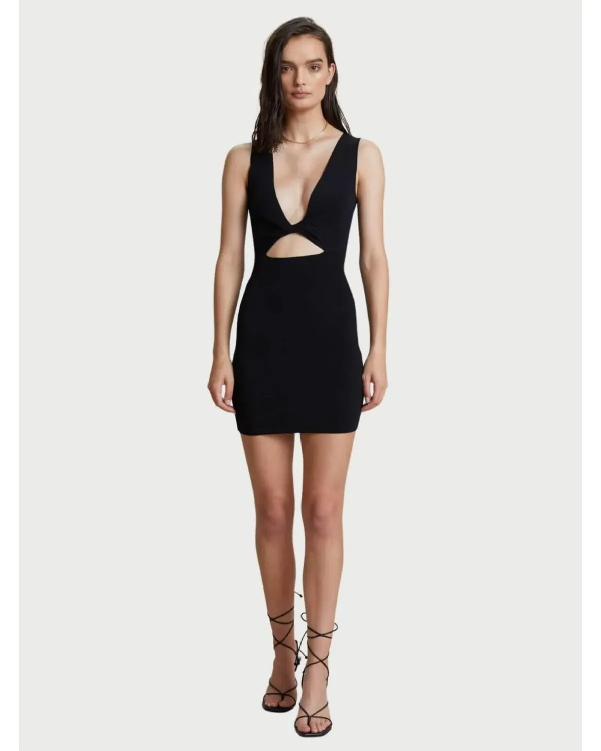 Bec & Bridge Sorbet Reversible Mini Dress Black Size AU 6 - Image 1