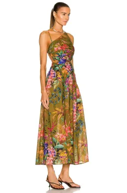 Zimmermann Tropicana Asymmetric Dress Print Size 8 for rent on The Volte - image 2