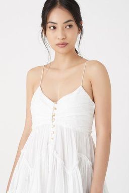 Aje Mimosa Tiered Maxi Dress White Size 8 for rent on The Volte - image 4