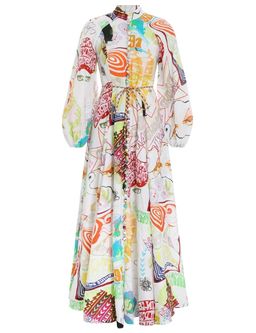 Zimmermann Shelly Billow Long Dress Poster Print Size 1 (AU 8 -10) for rent on The Volte - image 3