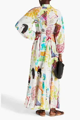 Zimmermann Shelly Billow Long Dress Poster Print Size 1 (AU 8 -10) for rent on The Volte - image 2