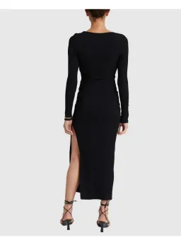 Bec & Bridge Della Vita Midi Dress Black Size AU 6 for rent on The Volte - image 3