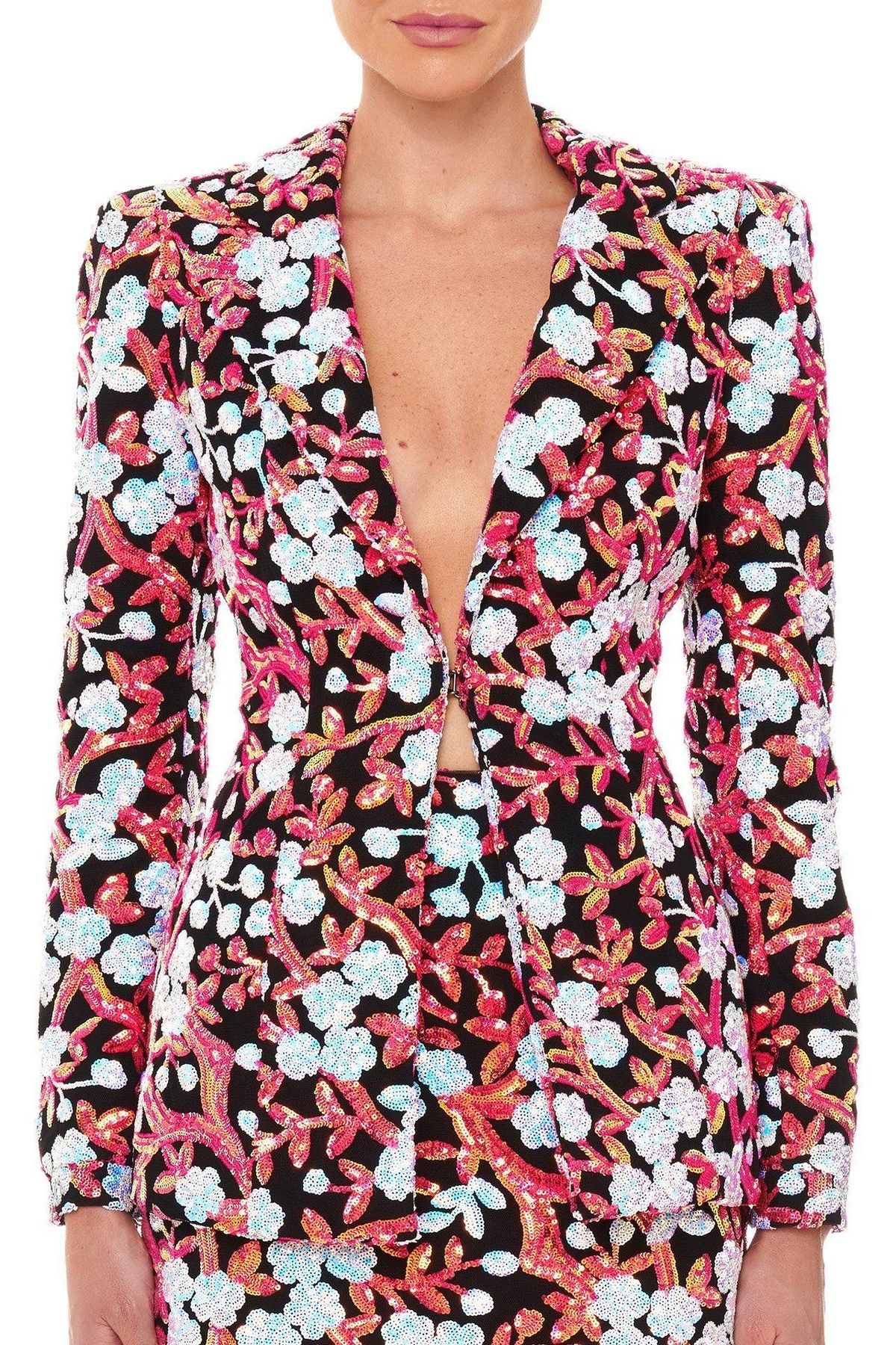  Eliya The Label  Rosetta Blazer Print Size 12 - Image 4