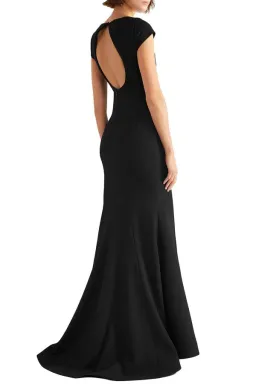 Rebecca Vallance Adriatic Open Back Gown - black size 6 for rent on The Volte - image 2
