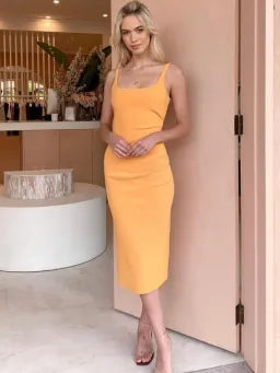Bec and Bridge Karina Tuck midi dress for rent on The Volte - image 1